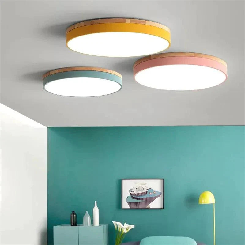 Luminaire Plafonnier design élégant en bois – Référence : Maelis4829- - Nexa Lights