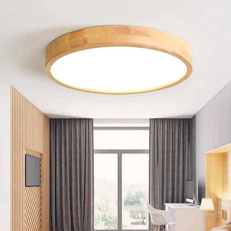 Luminaire Plafonnier design élégant en bois et fer – Référence : Thorian4832- - Nexa Lights