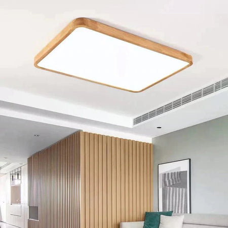 Luminaire Plafonnier design élégant en bois et fer – Référence : Thorian4832- - Nexa Lights