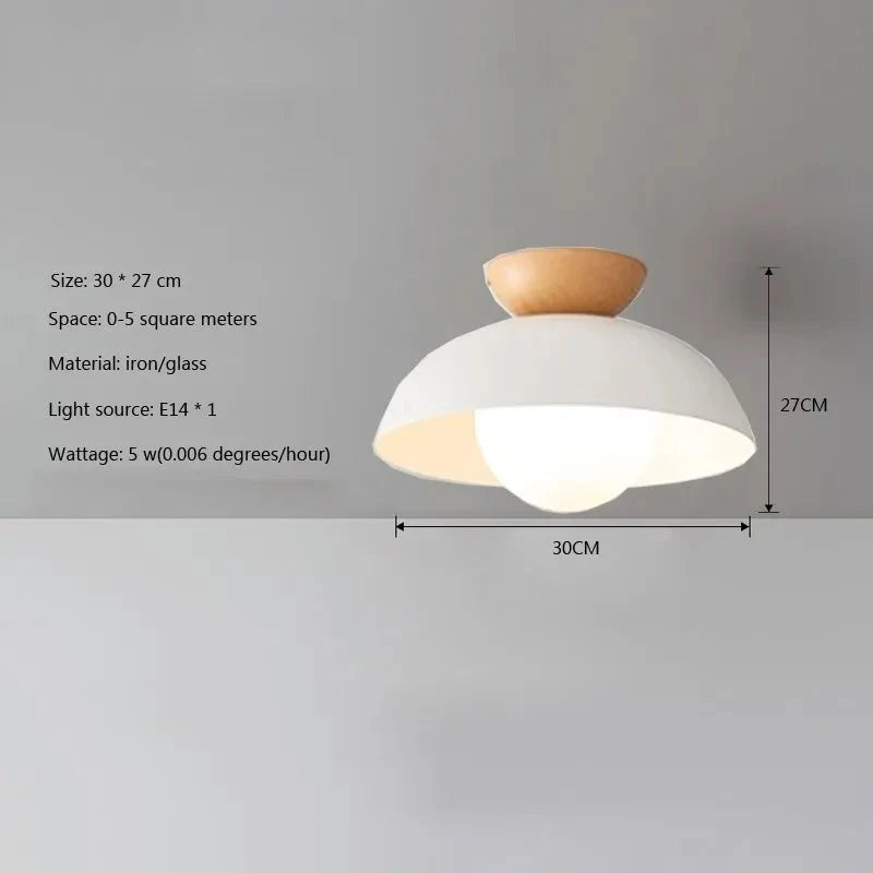 Luminaire Plafonnier design élégant en bois et métal – Référence : Maelis4723- - Nexa Lights