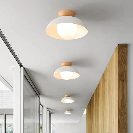 Luminaire Plafonnier design élégant en bois et métal – Référence : Maelis4723- - Nexa Lights