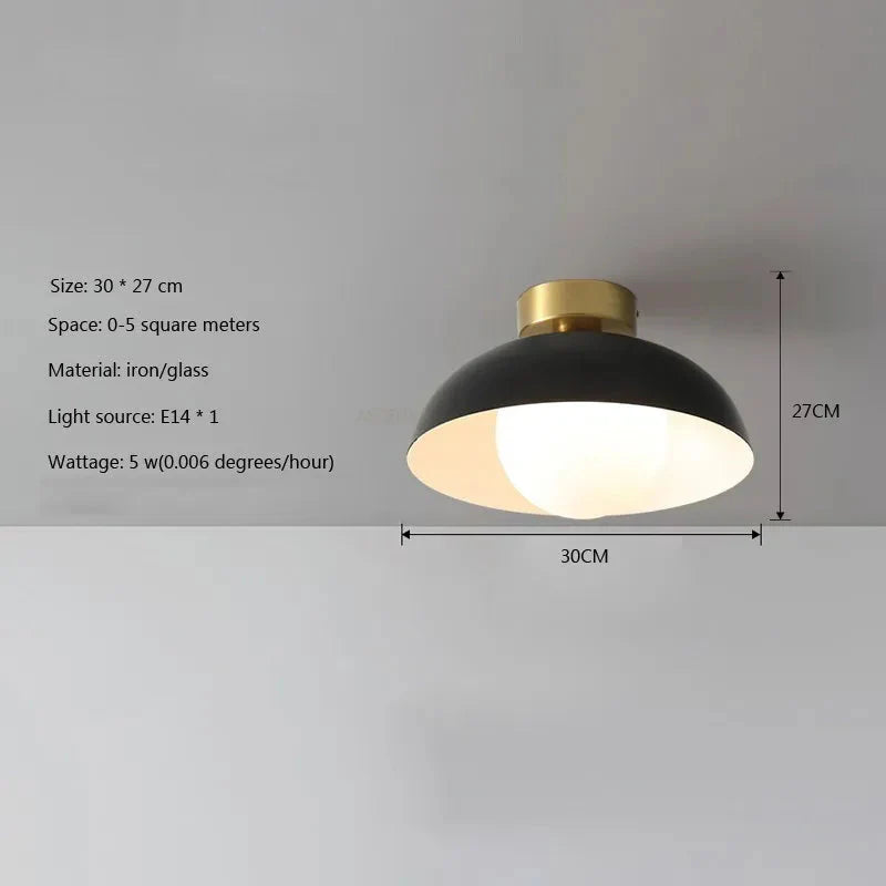 Luminaire Plafonnier design élégant en bois et métal – Référence : Maelis4723- - Nexa Lights
