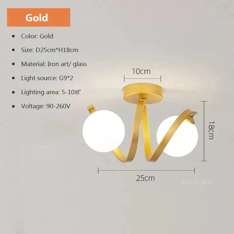 Luminaire Plafonnier design élégant en boules lumineuses – Référence : Théo6543- - Nexa Lights