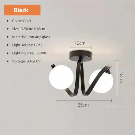 Luminaire Plafonnier design élégant en boules lumineuses – Référence : Théo6543- - Nexa Lights