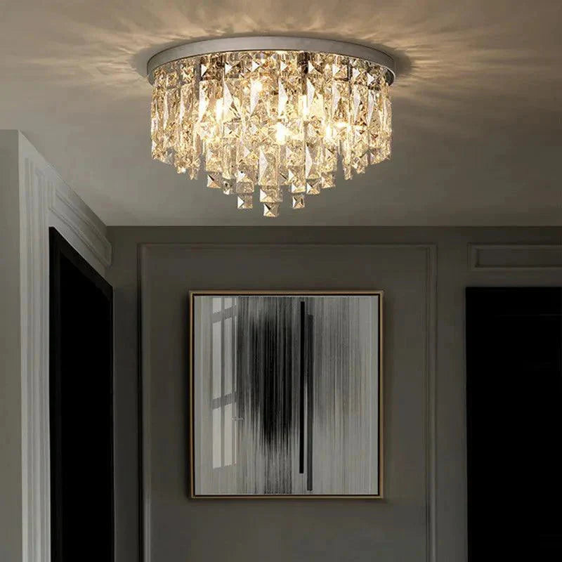 Luminaire Plafonnier design élégant en cristaux – Référence : Thalia4692- - Nexa Lights