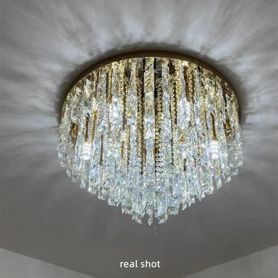 Luminaire Plafonnier design élégant en cristaux – Référence : Thalia4692- - Nexa Lights