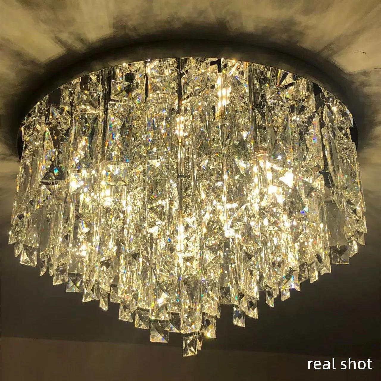 Luminaire Plafonnier design élégant en cristaux – Référence : Thalia4692- - Nexa Lights