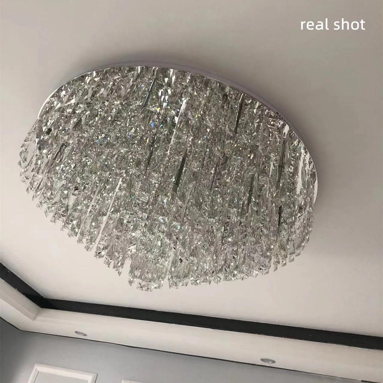 Luminaire Plafonnier design élégant en cristaux – Référence : Thalia4692- - Nexa Lights