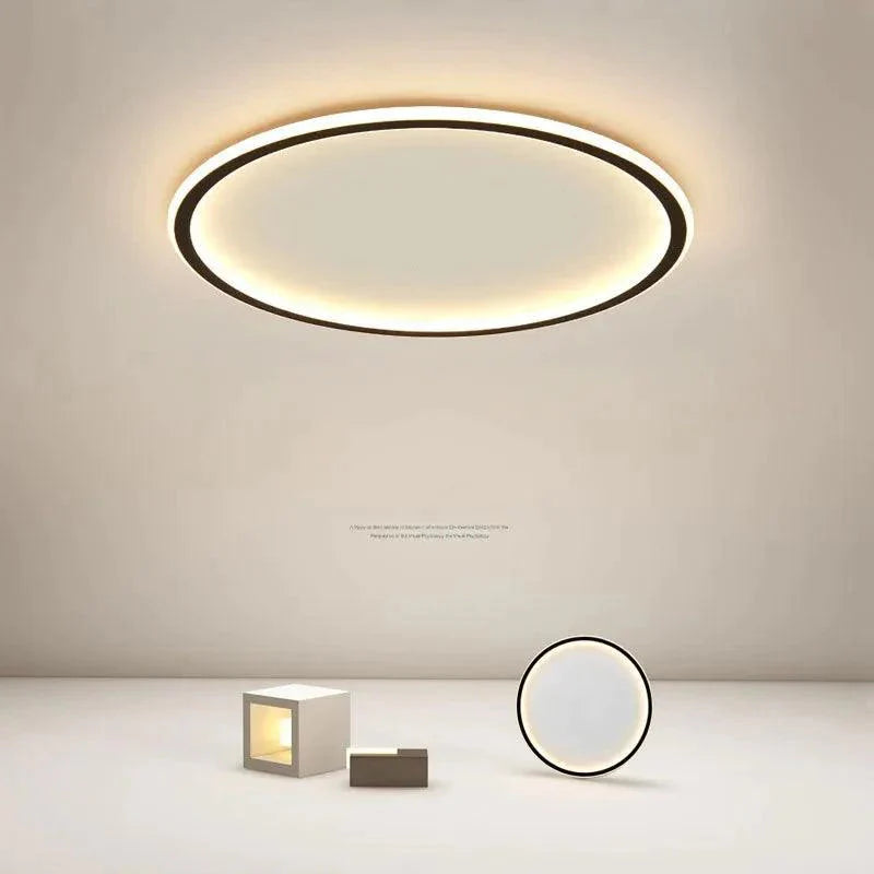 Luminaire Plafonnier design élégant noir et doré – Référence : Jorine4820- - Nexa Lights