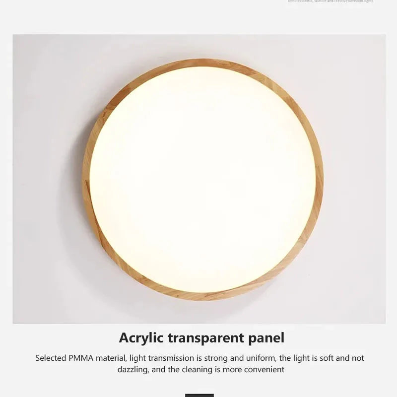 Luminaire Plafonnier design en pierre jaune et bois – Référence : Elowen4820- - Nexa Lights