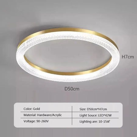 Luminaire Plafonnier design épuré – Référence : Elian3845- - Nexa Lights