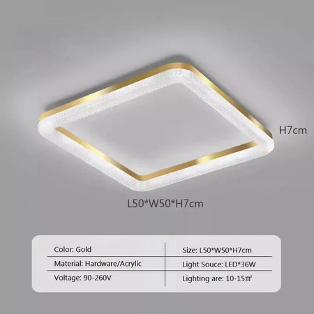 Luminaire Plafonnier design épuré – Référence : Elian3845- - Nexa Lights