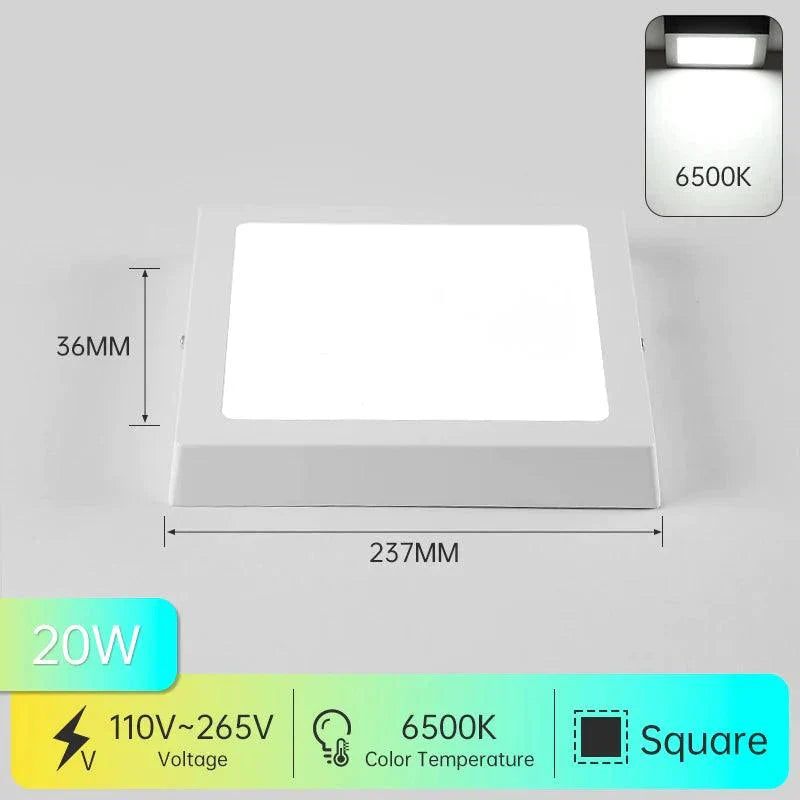Luminaire Plafonnier design épuré blanc – Référence : Nélio4652- - Nexa Lights