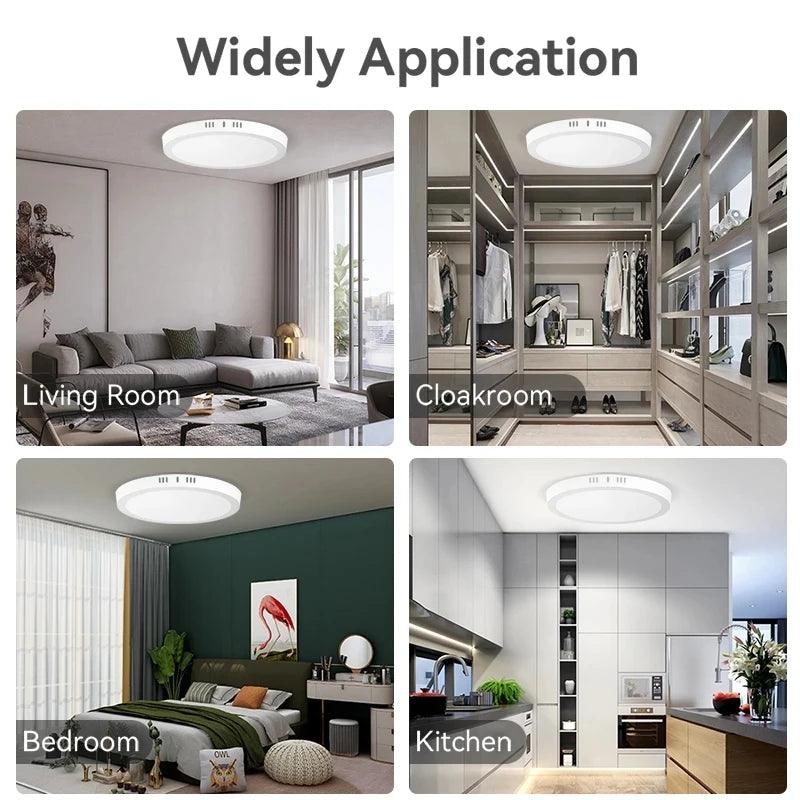 Luminaire Plafonnier design épuré blanc – Référence : Nélio4652- - Nexa Lights