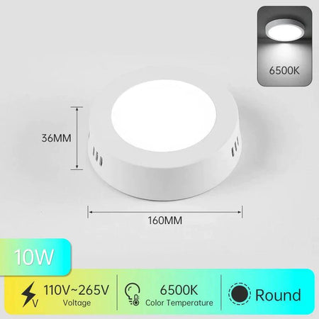Luminaire Plafonnier design épuré blanc – Référence : Nélio4652- - Nexa Lights