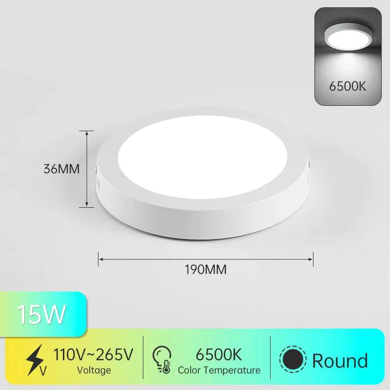 Luminaire Plafonnier design épuré blanc – Référence : Nélio4652- - Nexa Lights