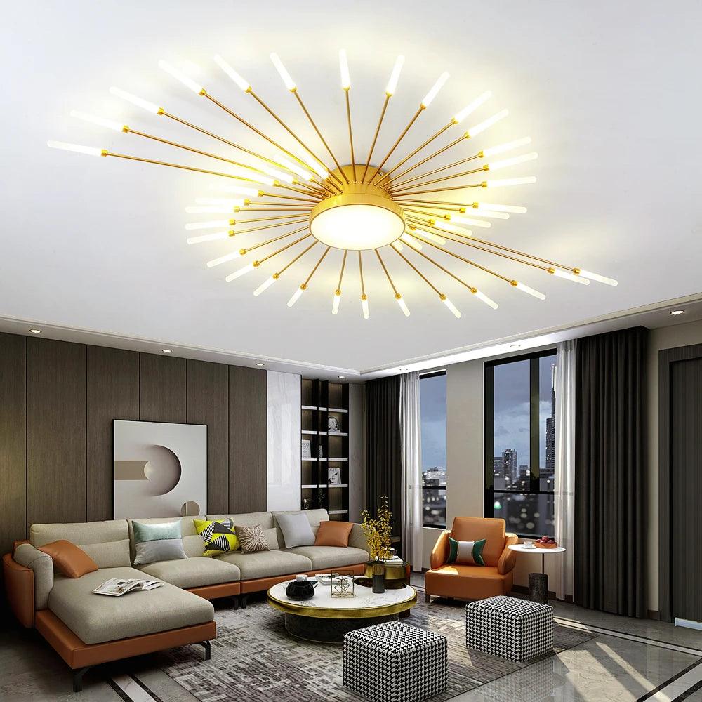 Luminaire Plafonnier design étoilé contemporain – Référence : Elowen4821- - Nexa Lights