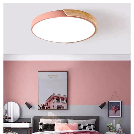Luminaire Plafonnier design géométrique en bois – Référence : Roméo4628- - Nexa Lights