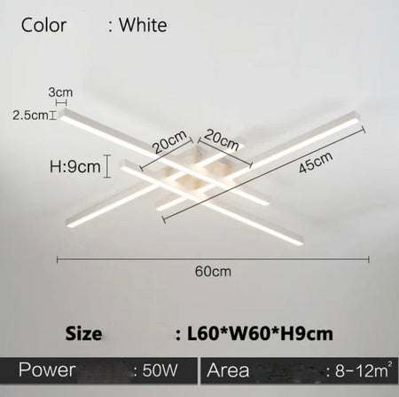 Luminaire Plafonnier design nordique élégant – Référence : Naël4632- - Nexa Lights