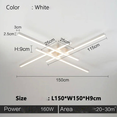 Luminaire Plafonnier design nordique élégant – Référence : Naël4632- - Nexa Lights