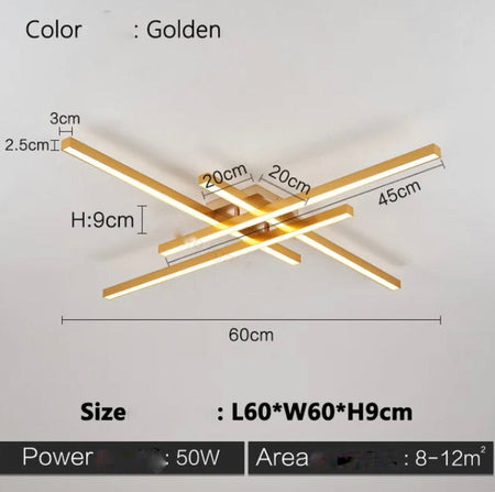 Luminaire Plafonnier design nordique élégant – Référence : Naël4632- - Nexa Lights