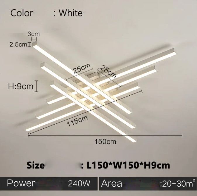 Luminaire Plafonnier design nordique élégant – Référence : Naël4632- - Nexa Lights