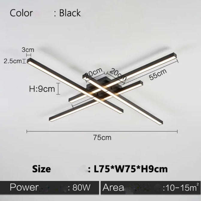 Luminaire Plafonnier design nordique élégant – Référence : Naël4632- - Nexa Lights