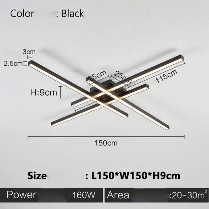 Luminaire Plafonnier design nordique élégant – Référence : Naël4632- - Nexa Lights