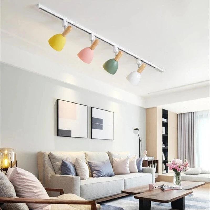 Luminaire Plafonnier design nordique en bois – Référence : Mélisandre4821- - Nexa Lights