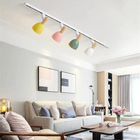 Luminaire Plafonnier design nordique en bois – Référence : Mélisandre4821- - Nexa Lights