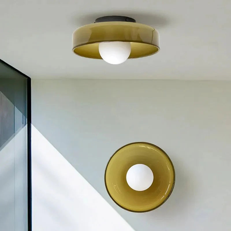 Luminaire Plafonnier design vintage en verre – Référence : Eléa5743- - Nexa Lights