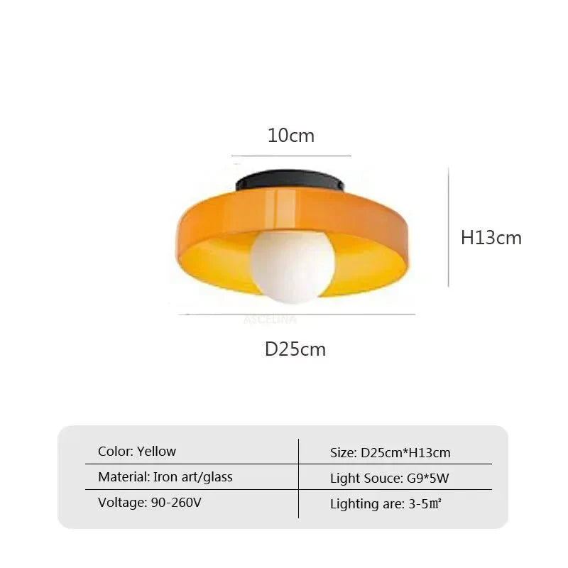 Luminaire Plafonnier design vintage en verre – Référence : Eléa5743- - Nexa Lights