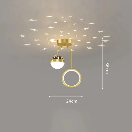 Luminaire Plafonnier effet étoilé – Référence : Mael6784- - Nexa Lights