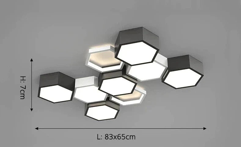 Luminaire Plafonnier effet marbré blanc – Référence : Naël5832- - Nexa Lights