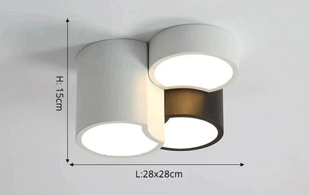 Luminaire Plafonnier effet marbré blanc – Référence : Naël5832- - Nexa Lights
