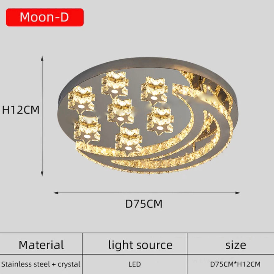 Luminaire Plafonnier effet marbré noir – Référence : Maelis4832- - Nexa Lights