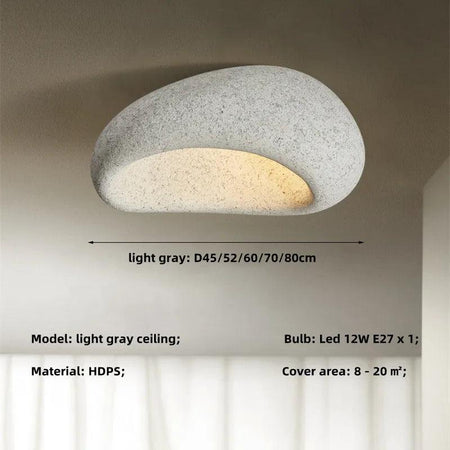Luminaire Plafonnier effet pierre nordique – Référence : Thélio4563- - Nexa Lights