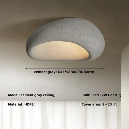 Luminaire Plafonnier effet pierre nordique – Référence : Thélio4563- - Nexa Lights