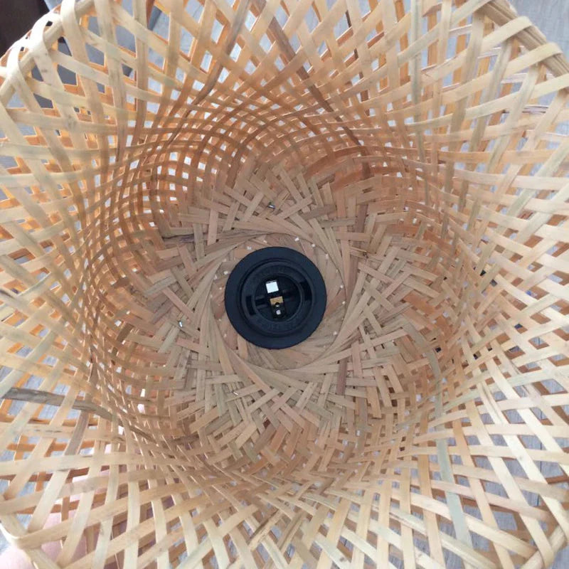 Luminaire Plafonnier en Bambou Épuré – Référence : Noémi3842- - Nexa Lights