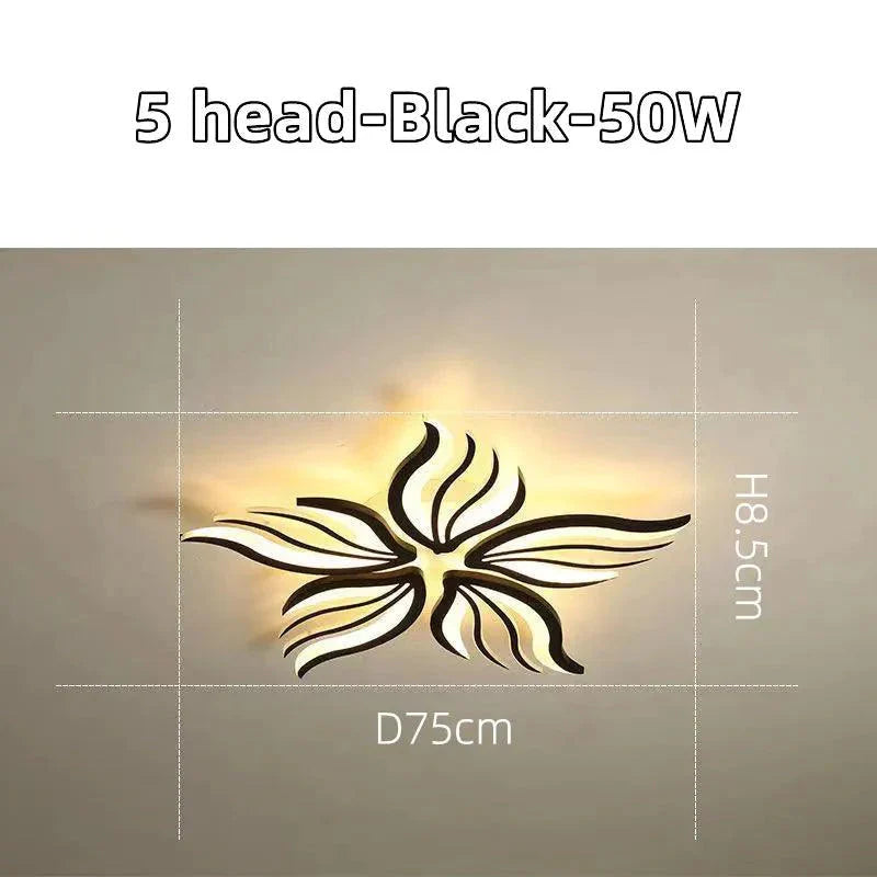 Luminaire Plafonnier lumière LED florale élégante – Référence : Nélio4731- - Nexa Lights