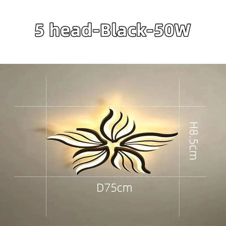 Luminaire Plafonnier lumière LED florale élégante – Référence : Nélio4731- - Nexa Lights