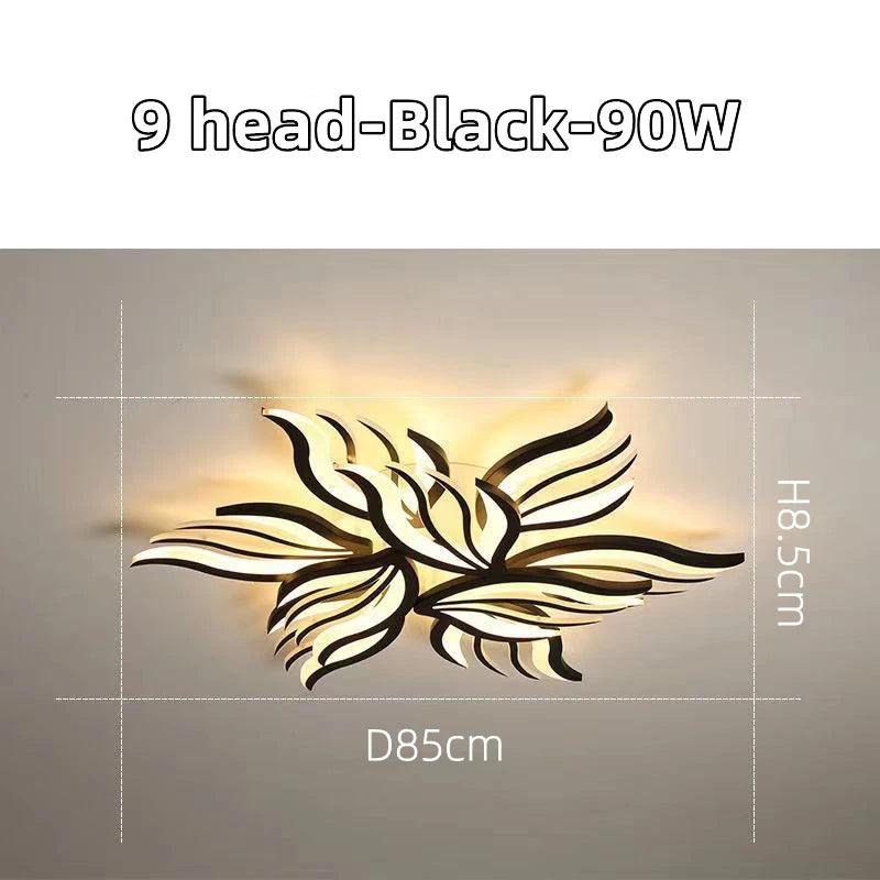 Luminaire Plafonnier lumière LED florale élégante – Référence : Nélio4731- - Nexa Lights
