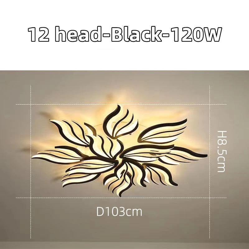 Luminaire Plafonnier lumière LED florale élégante – Référence : Nélio4731- - Nexa Lights