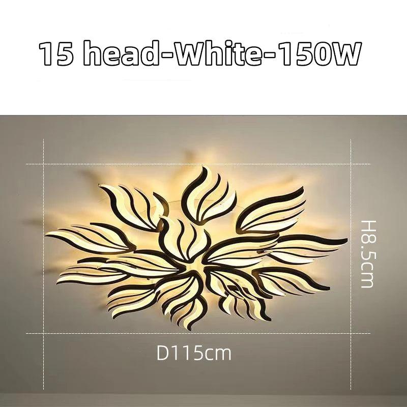 Luminaire Plafonnier lumière LED florale élégante – Référence : Nélio4731- - Nexa Lights