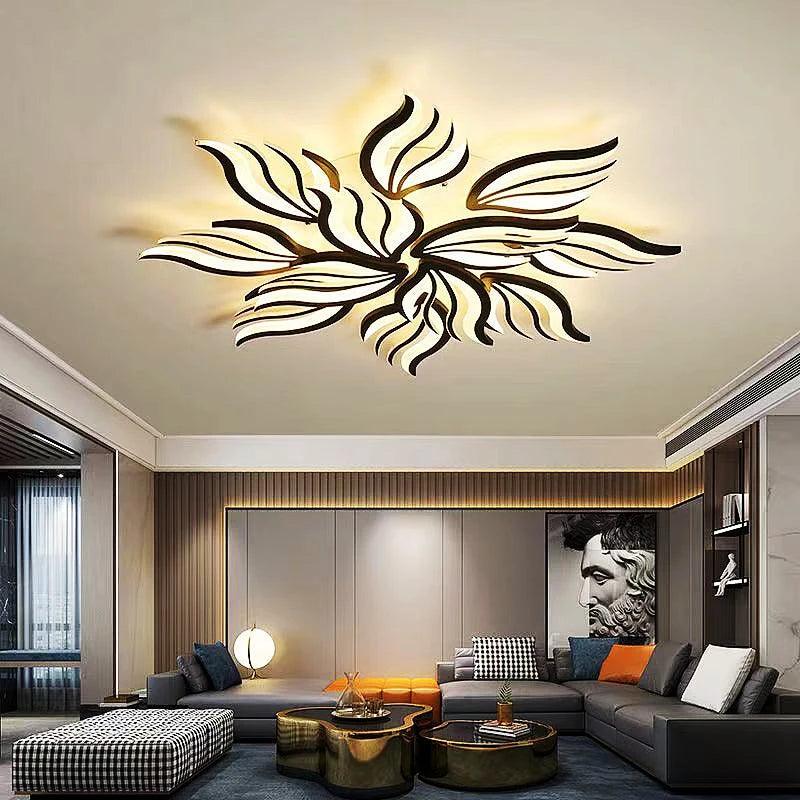 Luminaire Plafonnier lumière LED florale élégante – Référence : Nélio4731- - Nexa Lights