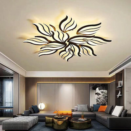 Luminaire Plafonnier lumière LED florale élégante – Référence : Nélio4731- - Nexa Lights