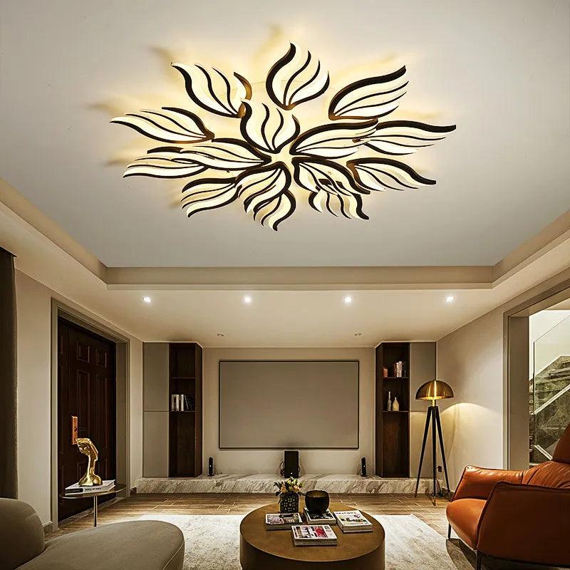 Luminaire Plafonnier lumière LED florale élégante – Référence : Nélio4731- - Nexa Lights