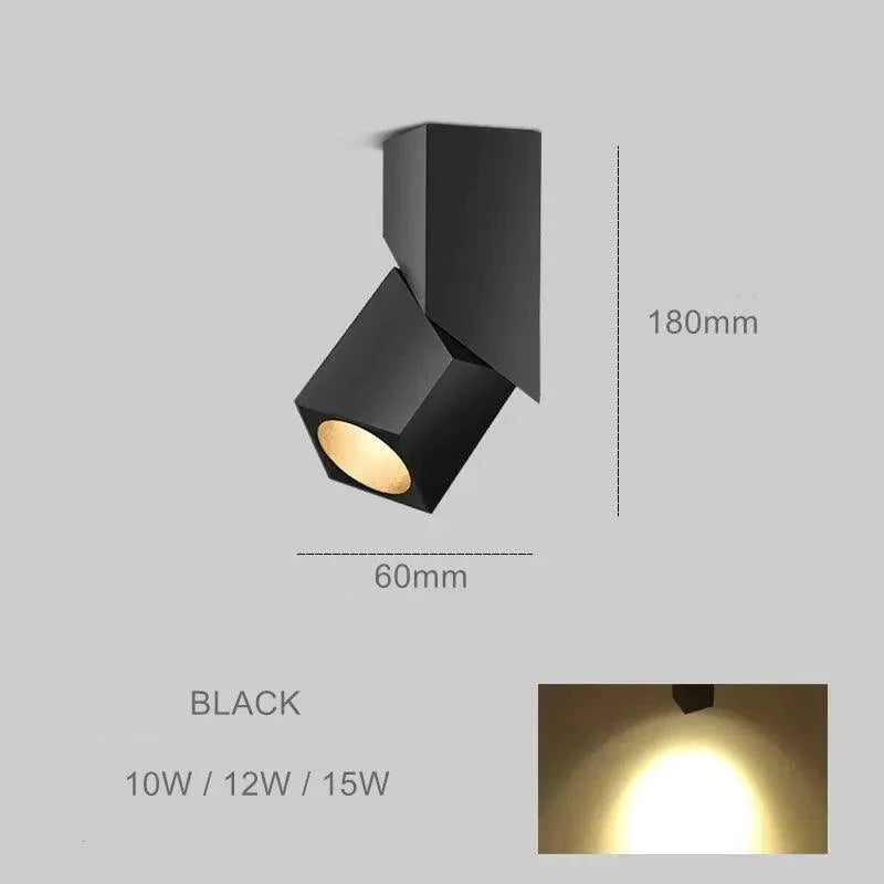 Luminaire Plafonnier style industriel en aluminium – Référence : Maélys4852- - Nexa Lights