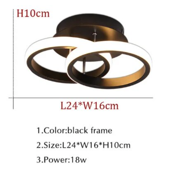 Luminaire Plafonnier style industriel en métal noir – Référence : Mael1234- - Nexa Lights