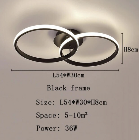 Luminaire Plafonnier style industriel en métal noir – Référence : Mael1234- - Nexa Lights
